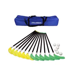 Innebandysett Fiber 95 cm med bag 12 klubber | 6 baller | 1 bag