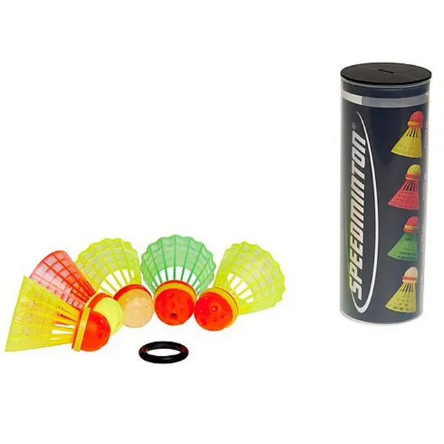 Speedminton Speeder Mix (5) Startpakke med 5 baller til Crossminton 