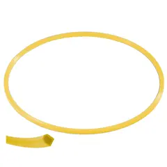 Gymnastikkring Pvc 60 cm | Gul 60 cm flat ring med kant-profil