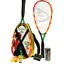 Speedminton Sett S600 2 racketer, 3 baller, 2 lys og bag