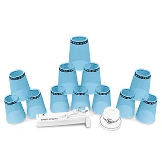 Speed Stacks Pro Sett PS2X Kopper med holder - Light Blue