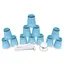 Speed Stacks Pro Sett PS2X Kopper med holder - Light Blue