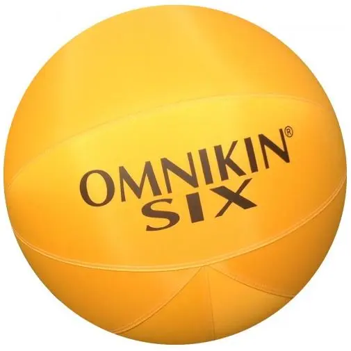 Omnikin® SIX Ball 46 cm | Gul Gul ball med orginal blære 