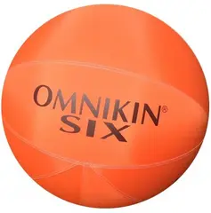 Omnikin&#174; SIX Ball 46 cm | Oransje Oransje ball med orginal bl&#230;re