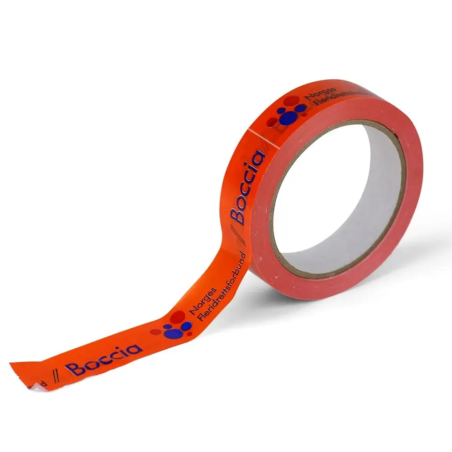 Tape Boccia 20 stk. oransje 25mm Oransje tape 2 5 cm 66 meter