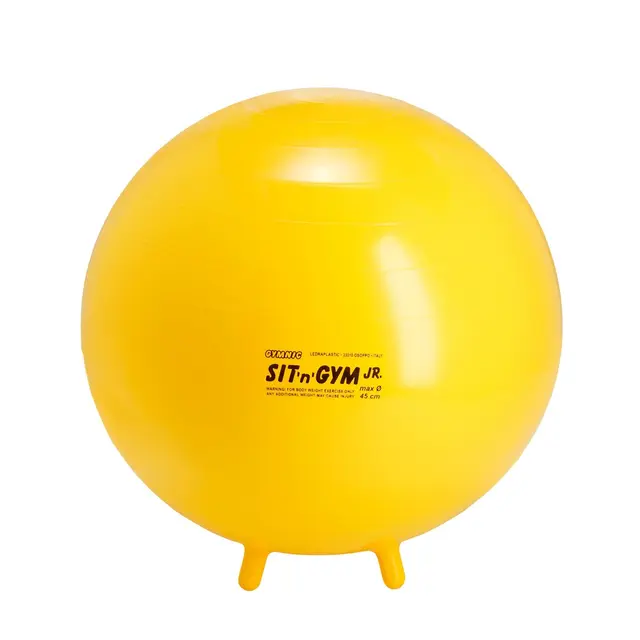 Sitteball Sit'n Gym 45cm Jr. Gul Lateksfri 