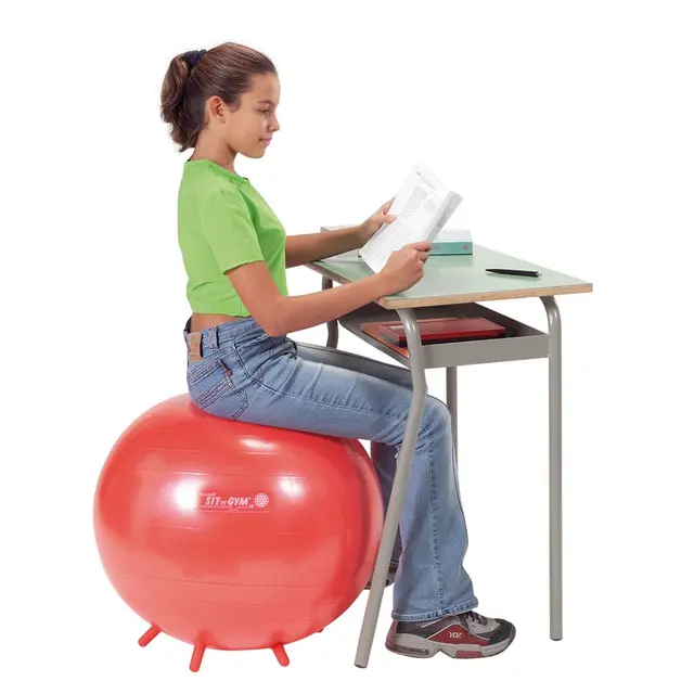 Sitteball Sit'n Gym 55 cm Rød Lateksfri 