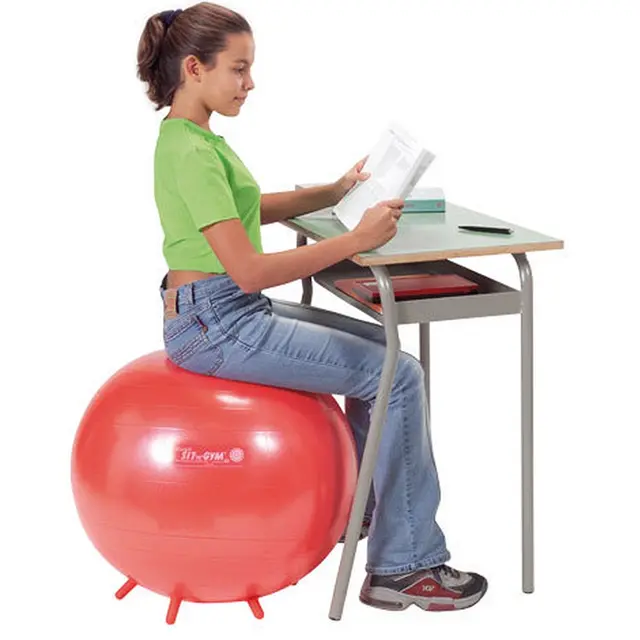 Sitteball Sit'n Gym 55 cm Rød Lateksfri 