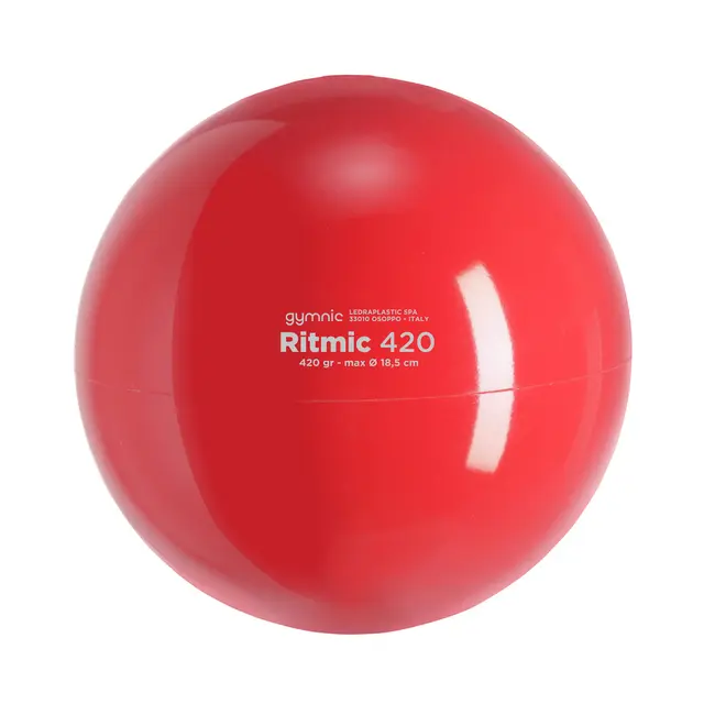 RG Ball Ritmic 18 cm | 420 gram Trening- og konkurranseball | Rød 