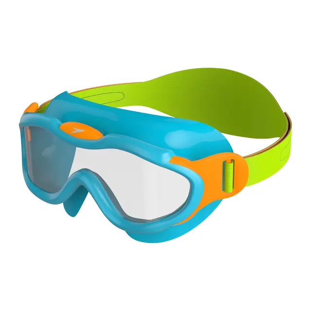 Biofuse Mask Svømmebrille barn Speedo 2-6 år | Klar linse | Blå 