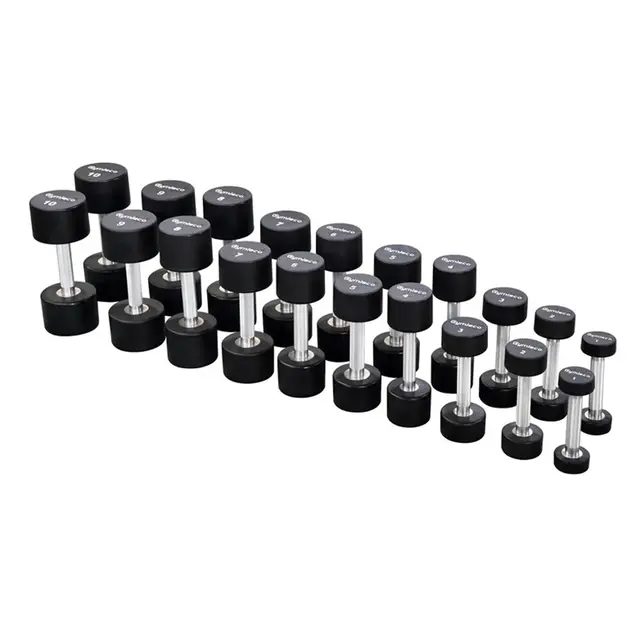 Manual Gymleco Gummiert 1 kg 1 stk. dumbbell 